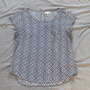 Boho print Adrienne Vittadini blouse